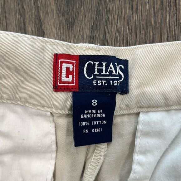 Chaps Kids Khaki Knee Length Shorts - Size 8 - Picture 3 of 8